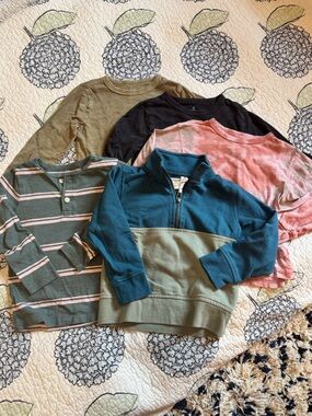 Lot of Crewcuts Boys Long-Sleeve Shirts (5 shirts), XXS (2-3 yrs), JCREW,Toddler